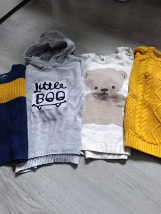 Lote 5 jerséis bebé niño