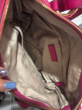 Bolso Michael Kors Rosa y Dorado