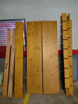 Cama japonesa 180x200cm + 1 mesita + Somier aparte