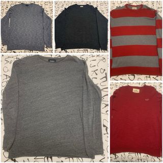 Lote 5 jerseys hombre (Varias marcas)