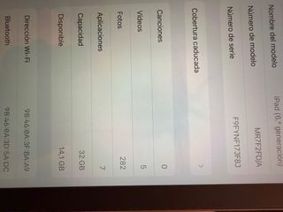 Apple iPad 6ª Gen Plata