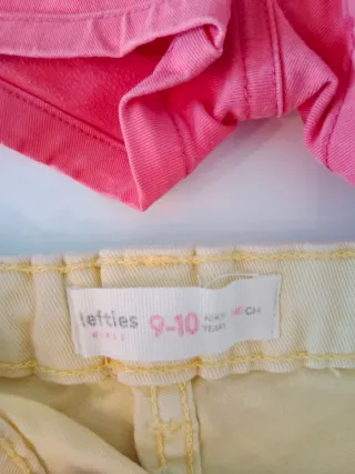 Lote 3 pantalones cortos niña