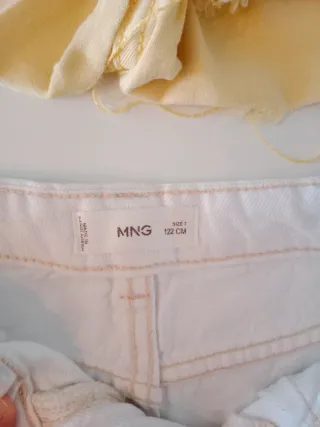 Lote 3 pantalones cortos niña