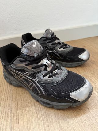 Asics Gel-Ny Gel Zapatillas Negras Plata