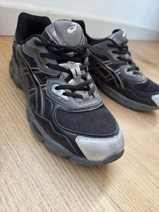 Asics Gel-Ny Gel Zapatillas Negras Plata