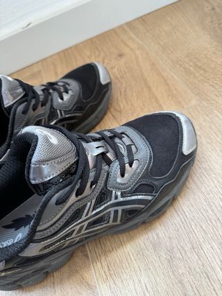 Asics Gel-Ny Gel Zapatillas Negras Plata