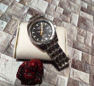 Tissot PRC 100 Reloj Negro y Plateado