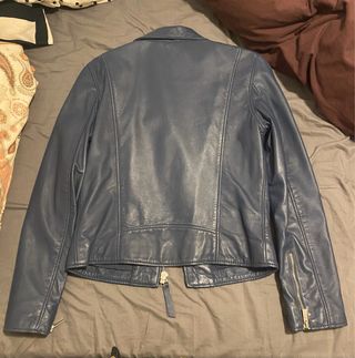 Chaquetas cuero 100% azul/rosa nuevas con etiqueta