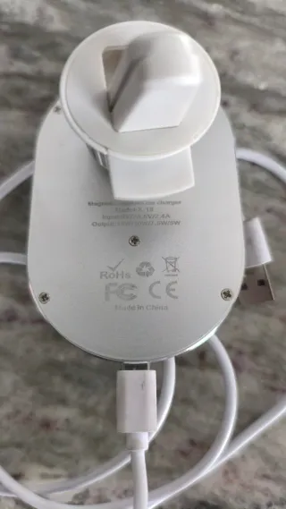 Cargador Inalámbrico Magnético Blanco