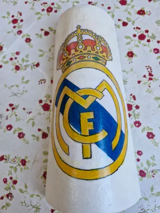 Teja Decorada Escudo Real Madrid con gancho