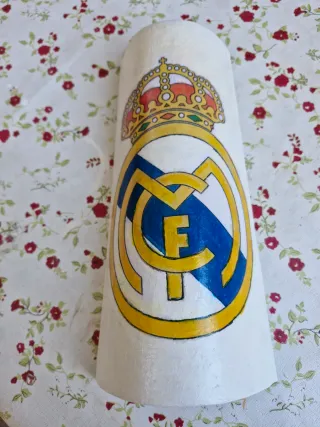 Teja Decorada Escudo Real Madrid con gancho