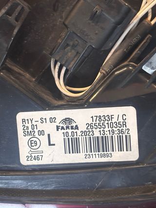 Faro Trasero Izquierdo Renault Clio V 2019-2023