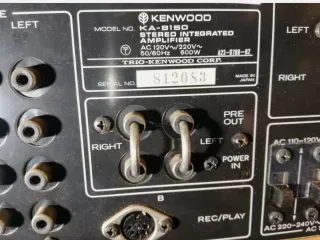 AMPLIFICADOR KENWOOD KA-8150