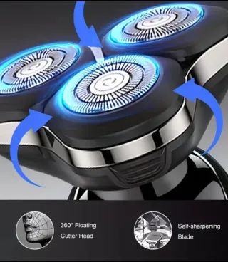 Máquina de afeitar eléctrica 3 en 1