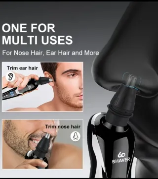 Máquina de afeitar eléctrica 3 en 1