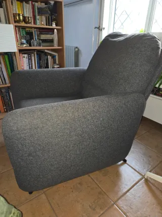 Sillón reclinable Ekolund gris