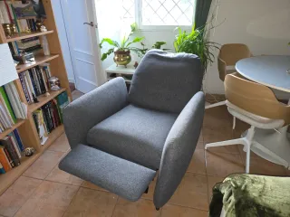 Sillón reclinable Ekolund gris