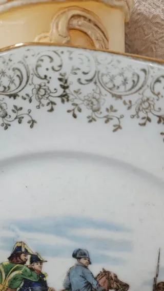 Plato porcelana Napoleón Limoges vintage