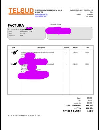 Xiaomi Redmi Note 15 5G totalmente NUEVO 8GB/256