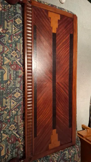 Cabecero y piecero de madera