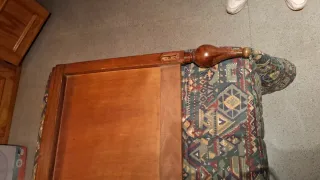 Cabecero y piecero de madera