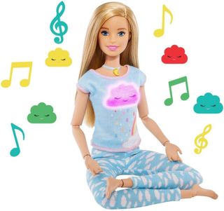 Barbie - Bienestar, Muñeca Rubia Meditando, con Ac