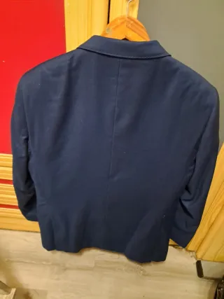 Traje de caballero azul