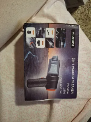 Aspirador Portátil 2 en 1 Coche Hogar