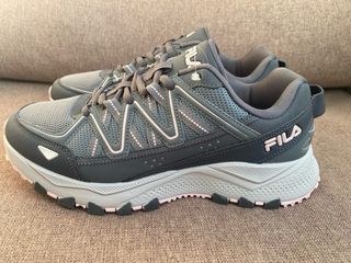 Zapatillas Fila Talla 41 Gris y Rosa