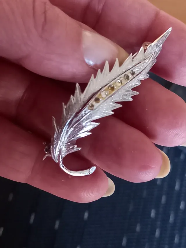 Spilla vintage argento 800