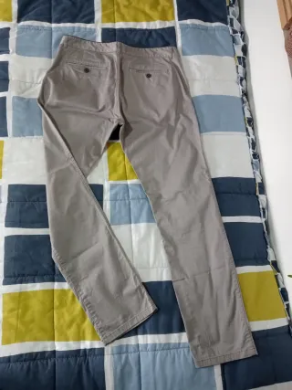 Pantalón de vestir gris caballero
