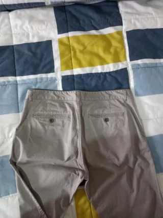 Pantalón de vestir gris caballero