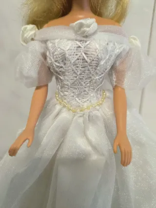 Vestido Muñeca Sissi novia Imperial 1997