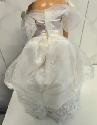 Vestido Muñeca Sissi novia Imperial 1997