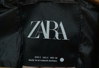 Abrigo Puffer Zara Mujer