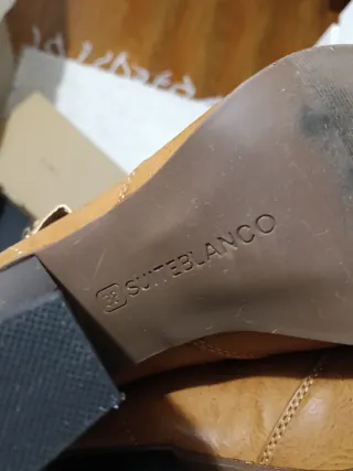 Botines marrones con hebillas