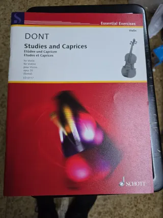 Dont. Estudios y Caprichos op.35 para violín