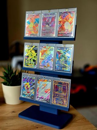 Expositor de cartas coleccionables