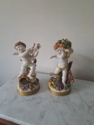Figura Querubín Algora Porcelana