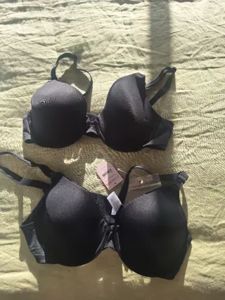 2x Sujetadores de Lactancia Negros