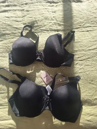 2x Sujetadores de Lactancia Negros