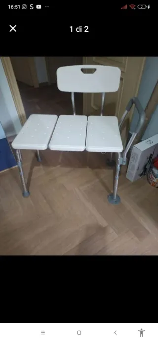 Sedia vasca/doccia per disabili