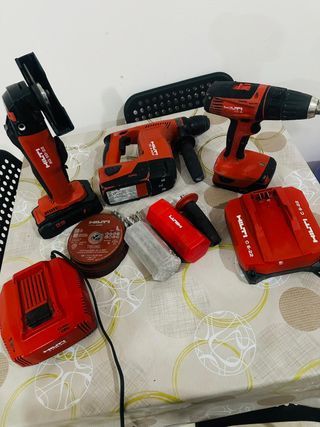 Herramientas Hilti: Taladro, Amoladora y Más