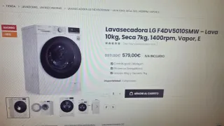 Repuestos Lavadora Secadora LG F4DV5010SMW