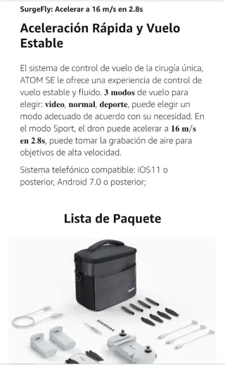 Dron Potensic ATOM SE 4K HD Camera