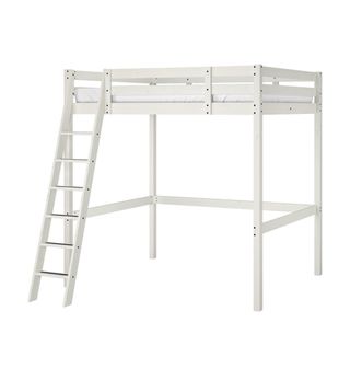 Cama alta madera con colchón