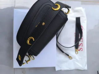 Bolso Guess Negro Piel