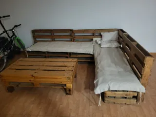 Sofá modular de palets