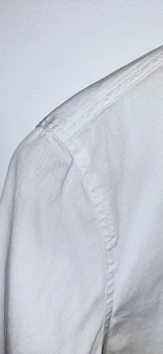 Camicia Bianca Massimo Dutti - Texture Micro-pana