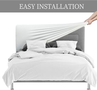 DUJUIKE Funda cabecero Cama, Protector de Funda de